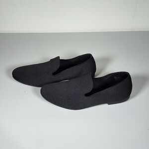 Born black knit slip on loafer flats 9